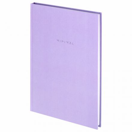 Блокнот БОЛЬШОЙ ФОРМАТ 200х290 мм, А4, 80 л., твердый, клетка, BRAUBERG "Minimal", сиреневый, 116434 Блокнот БОЛЬШОЙ ФОРМАТ 200х290 мм, А4, 80 л., твердый, клетка, BRAUBERG "Minimal", сиреневый, 116434