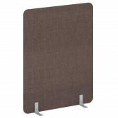 R-line soft Перегородки на металлических опорах на фетровых подпятниках AP.F-140-180 Romeo 04/Серый металл 1400*18*1800