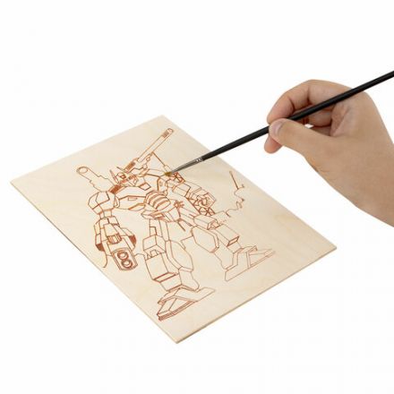 Заготовки деревянные для выжигания "Для мальчиков", 5 шт., 10 рисунков, 15х21 см, BRAUBERG HOBBY, 665310