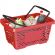 Корзина покупательская EVR_JAZZ 410260 пластик красный 28л усилен. дно 2руч