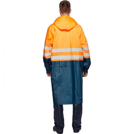 Плащ сиг. 3 класс цв. оранж. с т.син 44-46/182-188 4670072274355