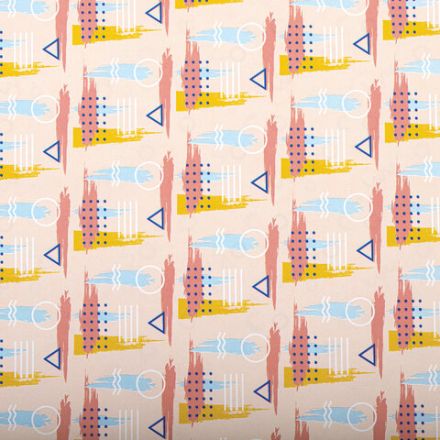 Бумага упаковочная мелованная НАБОР 3 шт., "Memphis", 70х100 см, 3 дизайна, ЗОЛОТАЯ СКАЗКА, 592067