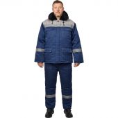 Костюм рабочий зимний муж з35-КБР синий/сер 48-50) 170-176 (Арсенал-СП)