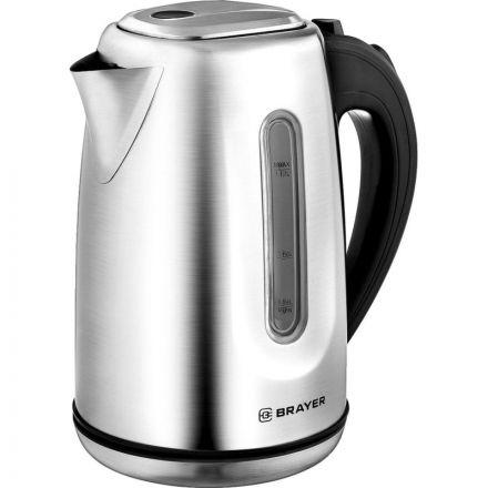 Чайник электрический BRAYER BR1014, 2200 Вт, 1,7 л, нержав.сталь Чайник электрический BRAYER BR1014, 2200 Вт, 1,7 л, нержав.сталь
