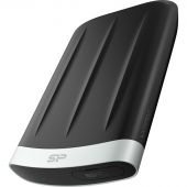 Портативный HDD Silicon Power ArmorA65B 1Tb/2.5/Черн/Сер(SP010TbPHD65BS3G)