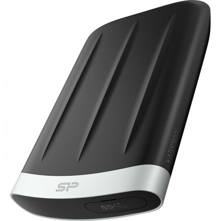 Портативный HDD Silicon Power ArmorA65B 1Tb/2.5/Черн/Сер(SP010TbPHD65BS3G)