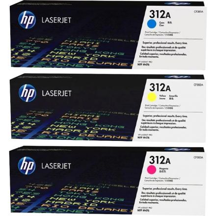 Картридж лазерный HP 312A CF440AM CMY для M476 (3шт/уп) Картридж лазерный HP 312A CF440AM CMY для M476 (3шт/уп)