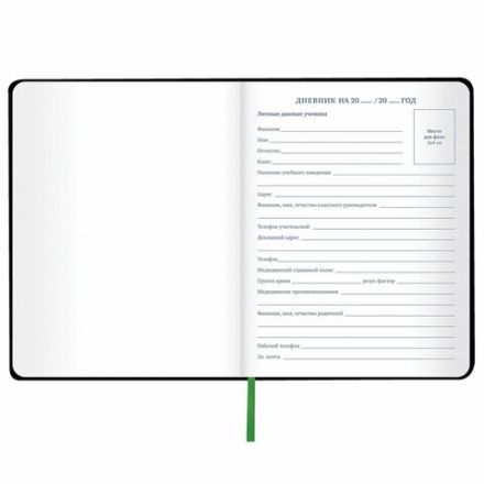 Дневник 1-11 класс 48 л., кожзам (твердая с поролоном), флуоресцентный, BRAUBERG, "Котик", 106907