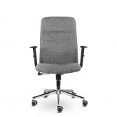 Кресло М-903 Софт Люкс хром Ср Moderno 02 (Серый)