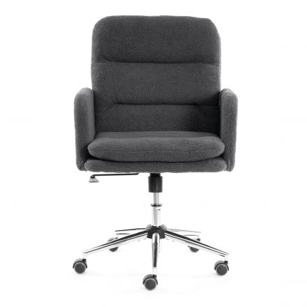 Кресло Dover хром букле, серый, barni grey