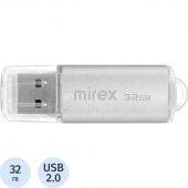 Флеш-память Mirex USB UNIT SILVER 32Gb (13600-FMUUSI32 )