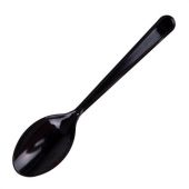 Ложка столовая одноразовая пластиковая 180 мм, черная, КОМПЛЕКТ 50 шт., ЭТАЛОН, WELDAY (ВЭЛДЭЙ), 607836