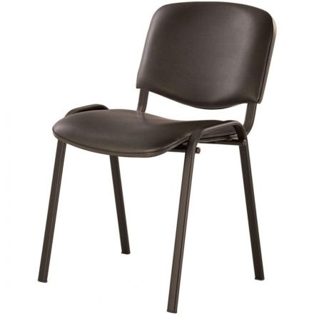 Стул UA_ISO WIN(ИЗО) черн, к/з черный V-4