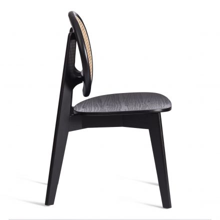 Стул FENRIR дерево вяз, 42х45х85 см, черный