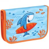 Пенал 1 отделение, 200*130 Мульти-Пульти "Surf Shark", доп. секция, ткань Пенал 1 отделение, 200*130 Мульти-Пульти "Surf Shark", доп. секция, ткань