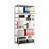 Стеллаж Практик MS Standart 2200*1000*400мм, 6 полок, серый, комплект