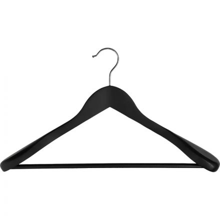 Вешалка-плечики WW_Attache СU9632-R/LH031-B дер,пер,анат,резин.р48-50 черн