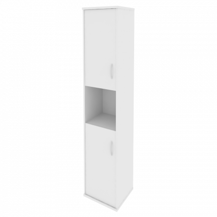 Riva Шкаф высокий узкий левый А.СУ-1.5 (L) Белый 404*365*1980 Riva Шкаф высокий узкий левый А.СУ-1.5 (L) Белый 404*365*1980