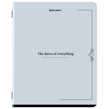 Тетрадь А5, 48 л., BRAUBERG, скоба, клетка, SoftTouch, "Vintage", (микс в спайке), 405328