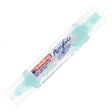 Маркер акриловый двусторонний 3D Edding 5400/916.Цвет Пастельный голубой