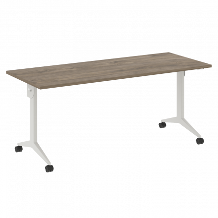 X-Pull Стол складной мобильный X.M-5.7 Тиквуд тёмный/Белый металл 1780*720*753 X-Pull Стол складной мобильный X.M-5.7 Тиквуд тёмный/Белый металл 1780*720*753