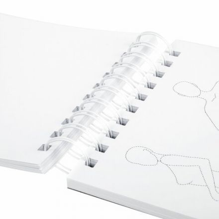 Скетчбук, С ШАБЛОНАМИ ФИГУР, бумага 160 г/м2, 145х205 мм, 60 л., гребень, подложка, BRAUBERG ART CLASSIC, 115073