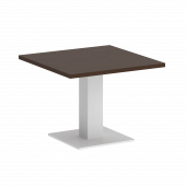Home Office Стол журнальный квадратный VR.SP-5-60.2G Венге/Белый металл 600*600*450 Home Office Стол журнальный квадратный VR.SP-5-60.2G Венге/Белый металл 600*600*450