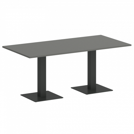 Home Office Стол прямоугольный VR.SP-5-180.2 Металлик/Антрацит металл 1800*900*750