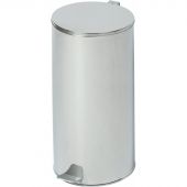 Урна с педалью стальная, хром, 300х710мм, объем 50л Урна с педалью стальная, хром, 300х710мм, объем 50л