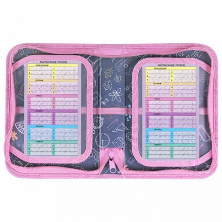 Пенал ПИФАГОР, 1 отделение, 2 откидные планки, полиэстер, 20х14 см, "Yummy Cupcakes", 271512 Пенал ПИФАГОР, 1 отделение, 2 откидные планки, полиэстер, 20х14 см, "Yummy Cupcakes", 271512