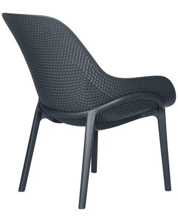 Набор 4 шт Кресло DOBRIN LONZO, антрацит (GR-12) с УФ-защитой