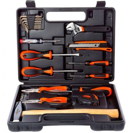 Набор инструмента домашнего мастера Квалитет 30 предметов в кейсе