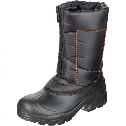 Боты мужские комбинированные утепленные черные размер 41