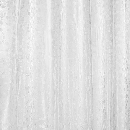 Шторка для ванной EVA, 180х200 см, кольца в комплекте, БЕЛАЯ ЛЕДЯНАЯ СВЕЖЕСТЬ, PRIMILA (ПРИМИЛА), 700099