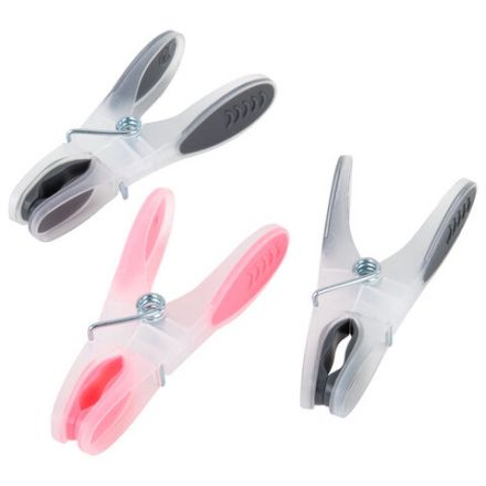 Прищепки бельевые 8,2 см, КОМПЛЕКТ 20 штук, прорезиненный пластик, ассорти, PRIMILA (ПРИМИЛА) PREMIUM, 700522