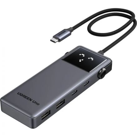 Разветвитель USB Ugreen CM888(35998)UNO6in1 4K@60Hz USB-C/HDMI/USB-A/PD сер Разветвитель USB Ugreen CM888(35998)UNO6in1 4K@60Hz USB-C/HDMI/USB-A/PD сер