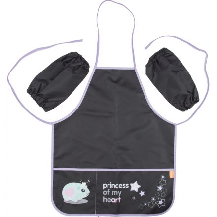 Фартук для труда №1School Princess, карман, нарукавники,535x445 мм,ФН 41-1