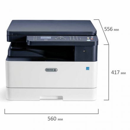 МФУ лазерное XEROX B1022dn "3 в 1", А3, 22 стр./мин., 50 000 стр./мес., ДУПЛЕКС, сетевая карта, B1022V_B