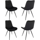 Стул VB_для дома Бюрократ CH-K2_4_K черный Holland 75 металл