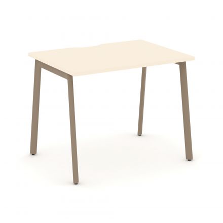 Estetica Стол письменный ES.SP-1-VP Сатин/Латте металл 980*730*750