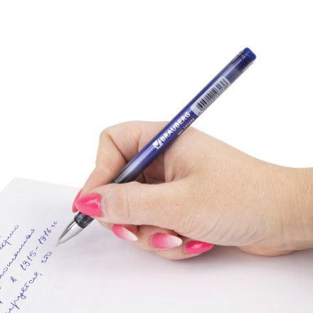 Ручка шариковая масляная BRAUBERG "Profi-Oil", СИНЯЯ, корпус с печатью, узел 0,7 мм, линия письма 0,35 мм, 141632 Ручка шариковая масляная BRAUBERG "Profi-Oil", СИНЯЯ, корпус с печатью, узел 0,7 мм, линия письма 0,35 мм, 141632