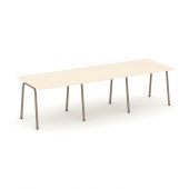 Estetica Стол переговорный ES.PRG-3.1-K Сатин/Латте металл 2940*980*750