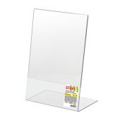 Подставка настольная для рекламных материалов ВЕРТИКАЛЬНАЯ (210х297 мм), А4, односторонняя, STAFF, 291395