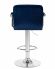 Стул барный DOBRIN KRUGER ARM, синий велюр (MJ9-117)