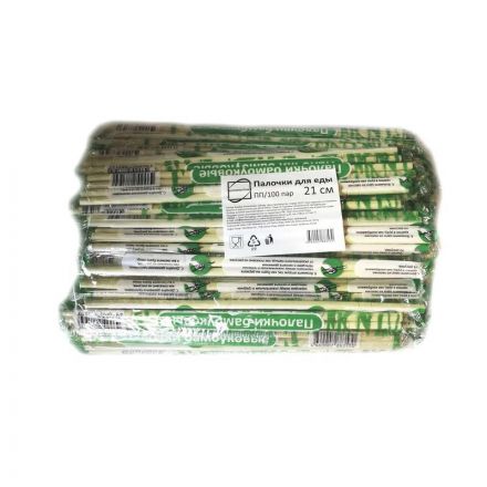 Палочки для суши 21 см ПП БАМБУК  (100шт/уп) (132266)