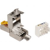 Коннектор полевой LANMASTER LAN-TMP-S6 RJ45 8P8C, экранированный, кат.6 Коннектор полевой LANMASTER LAN-TMP-S6 RJ45 8P8C, экранированный, кат.6