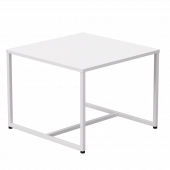 Стол журнальный Everprof EVO 604х604х460 Белый/Белый