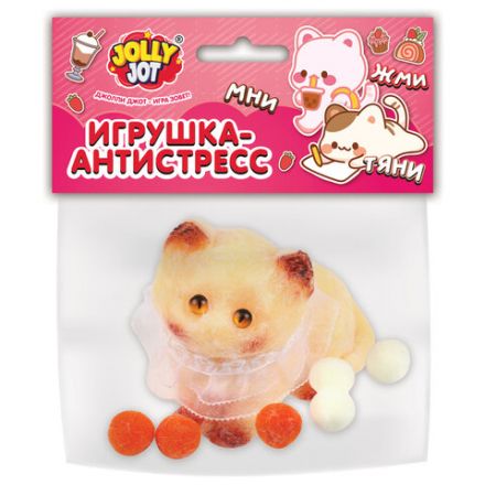 Игрушка-антистресс "КОТИК", 6 см, ассорти 4 цвета, дисплей, JOLLY JOT (ДЖОЛЛИ ДЖОТ), 665772 Игрушка-антистресс "КОТИК", 6 см, ассорти 4 цвета, дисплей, JOLLY JOT (ДЖОЛЛИ ДЖОТ), 665772