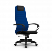 Кресло Метта SU-BP-10 синее/черное Pl