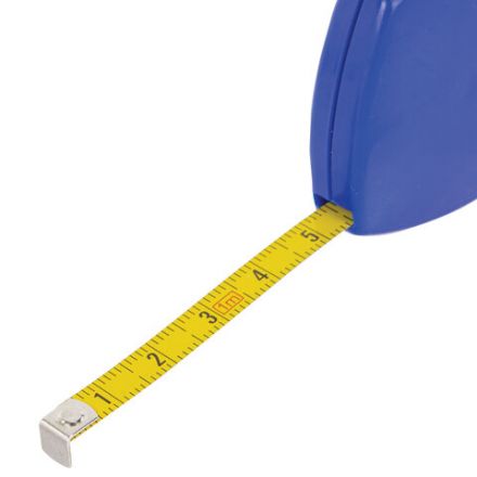 Рулетка-брелок 1 м х 6 мм, пластиковый корпус, ГРАНДМАСТЕР, 671369